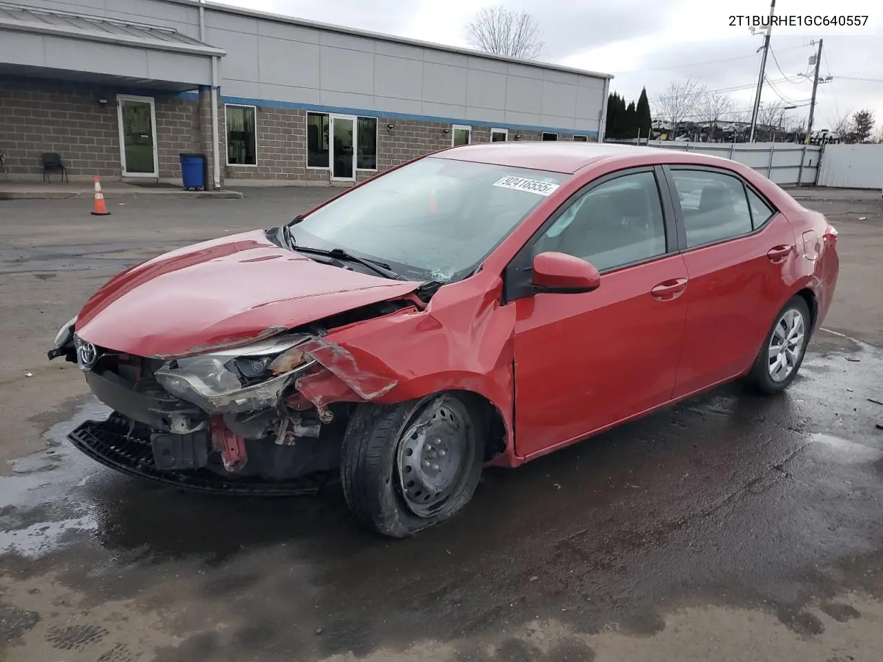 2T1BURHE1GC640557 2016 Toyota Corolla L