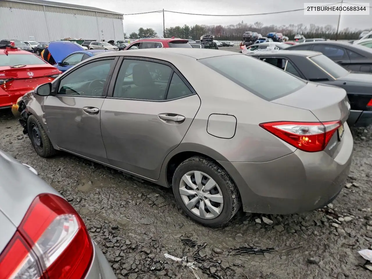 2T1BURHE4GC688344 2016 Toyota Corolla L