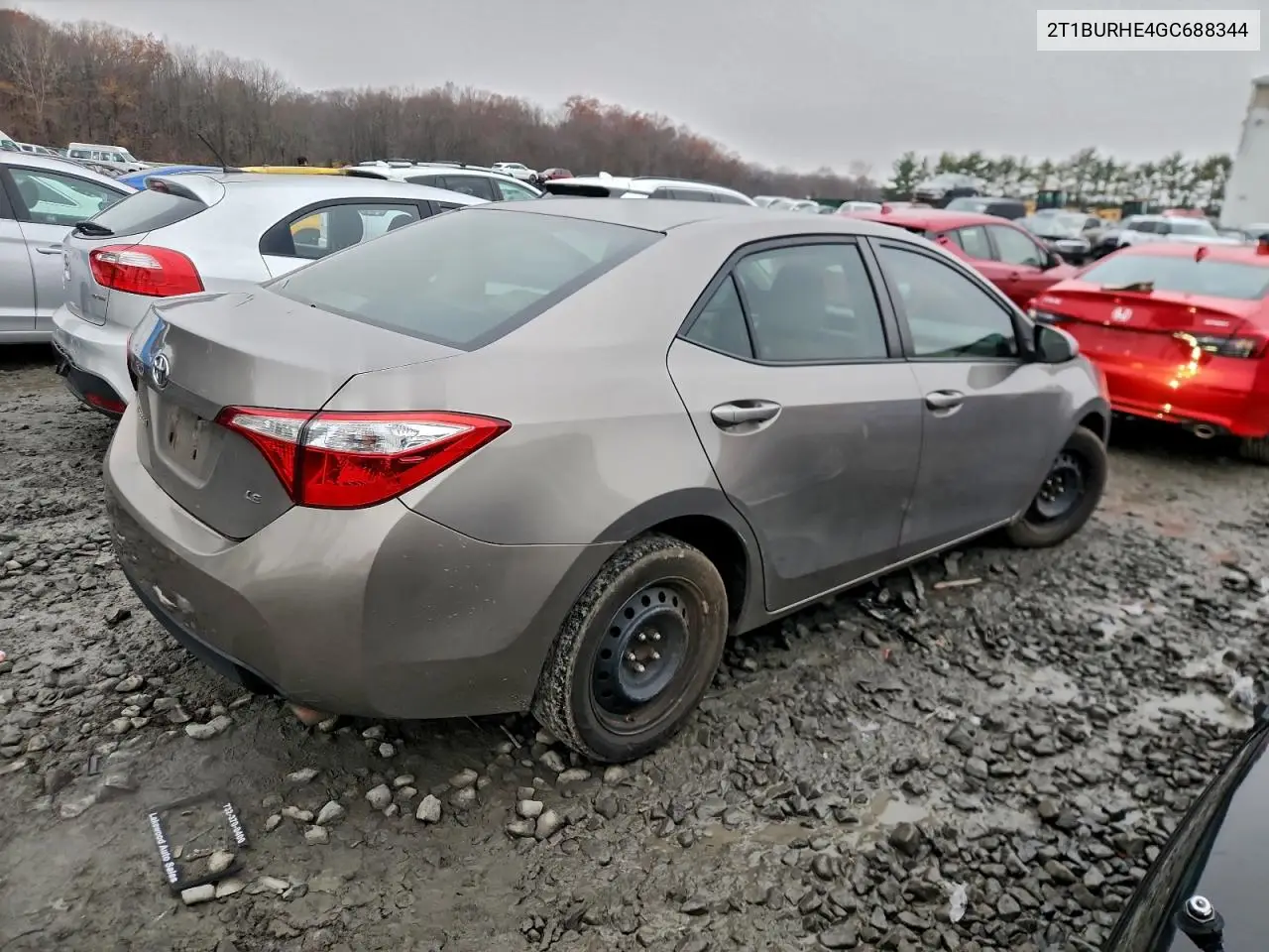 2T1BURHE4GC688344 2016 Toyota Corolla L
