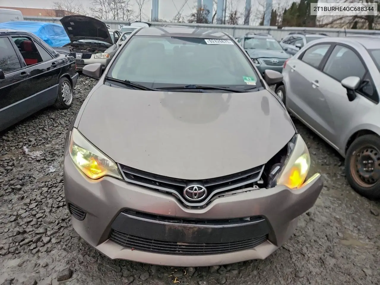 2T1BURHE4GC688344 2016 Toyota Corolla L