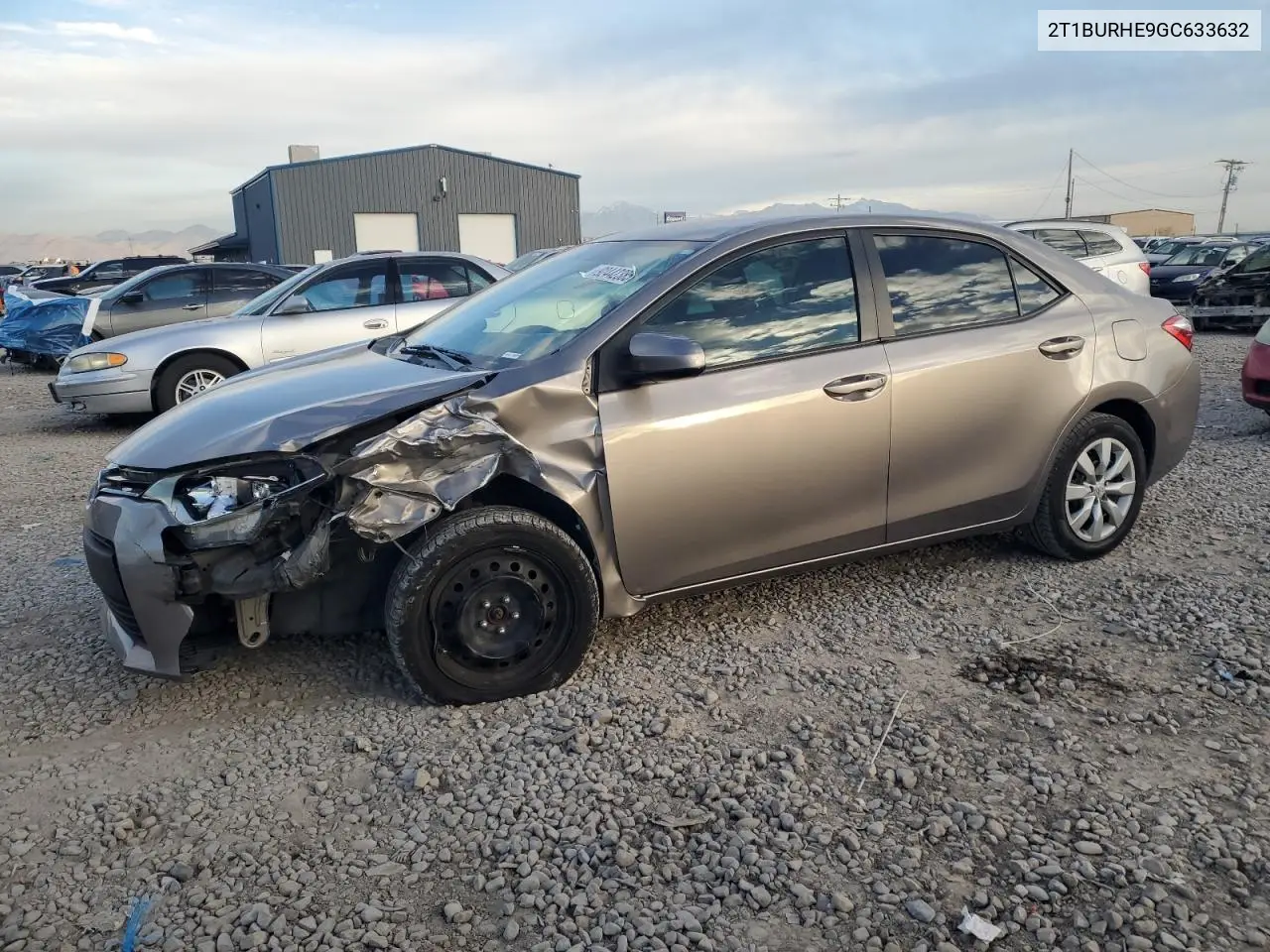 2T1BURHE9GC633632 2016 Toyota Corolla L