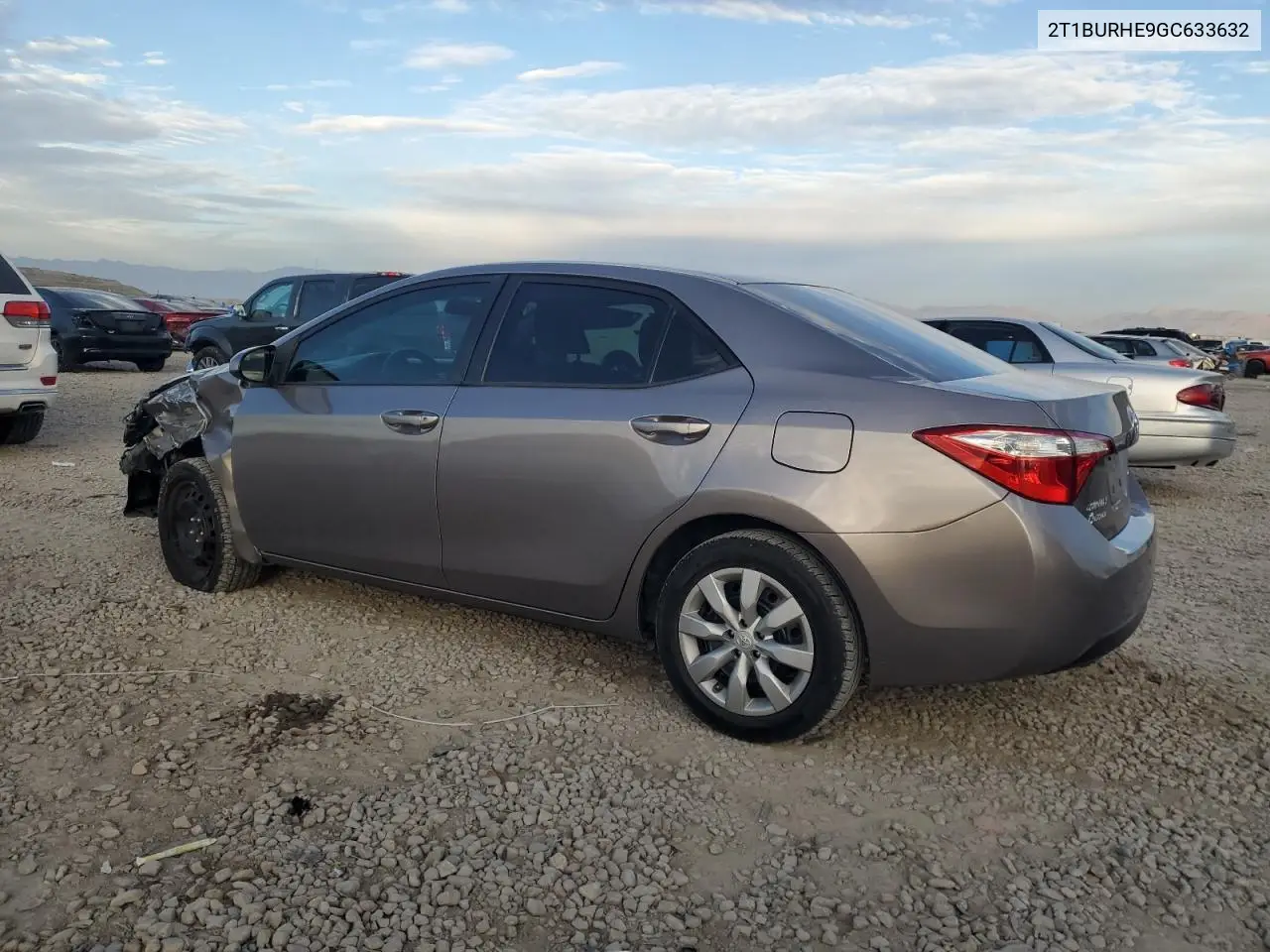 2T1BURHE9GC633632 2016 Toyota Corolla L