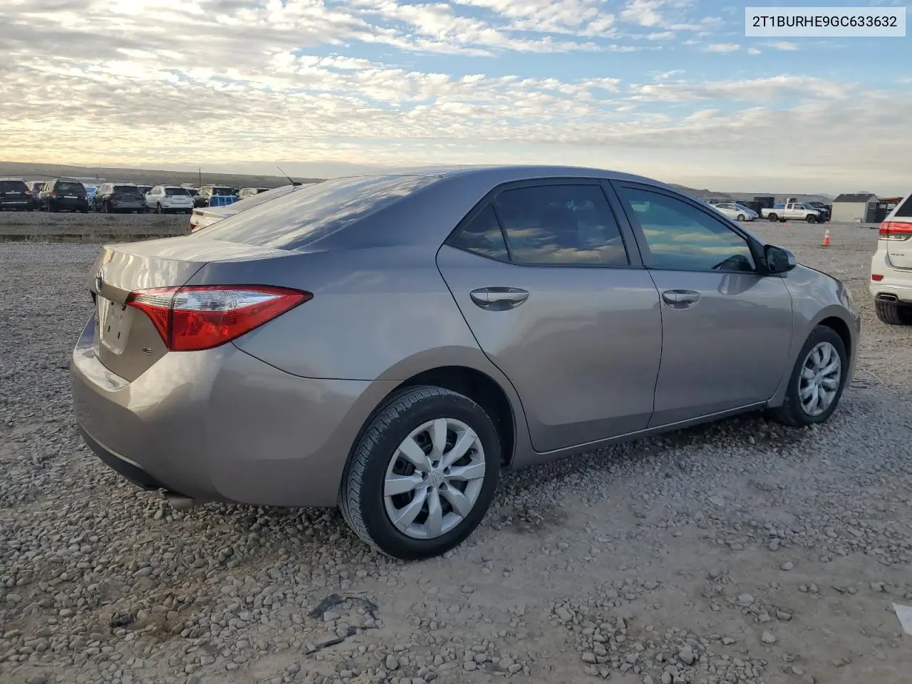 2T1BURHE9GC633632 2016 Toyota Corolla L