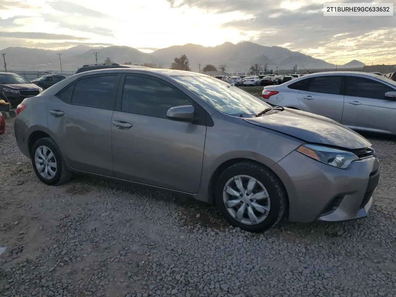 2T1BURHE9GC633632 2016 Toyota Corolla L