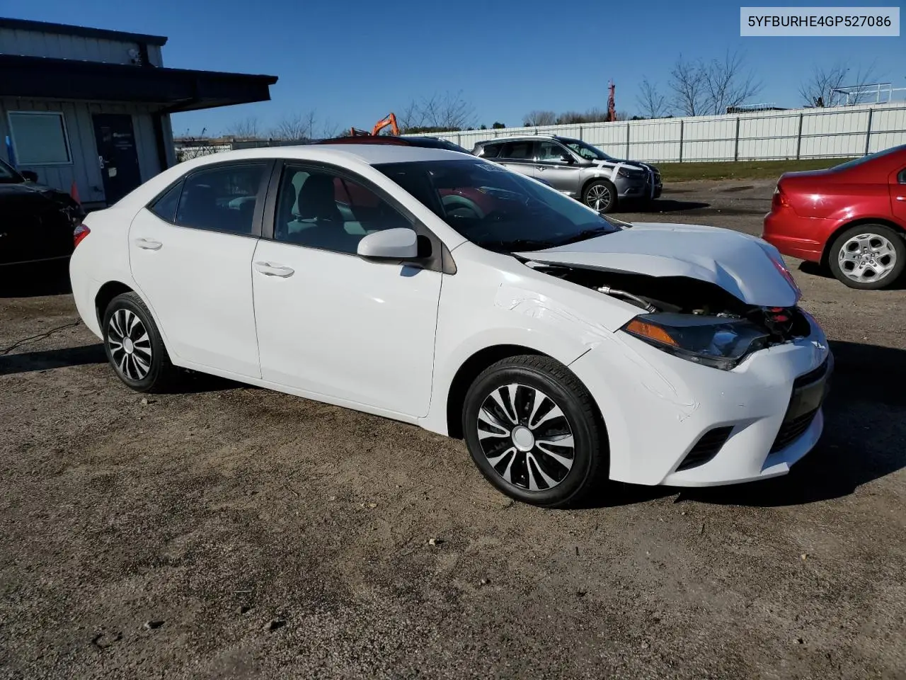 5YFBURHE4GP527086 2016 Toyota Corolla L