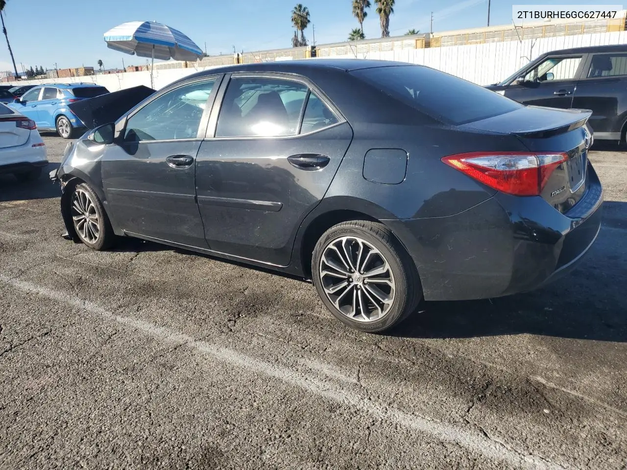 2T1BURHE6GC627447 2016 Toyota Corolla L
