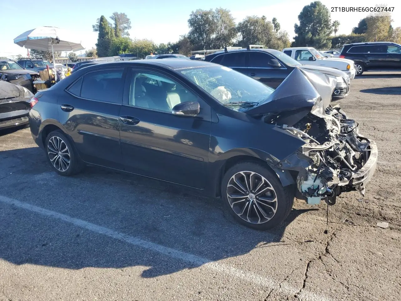 2T1BURHE6GC627447 2016 Toyota Corolla L