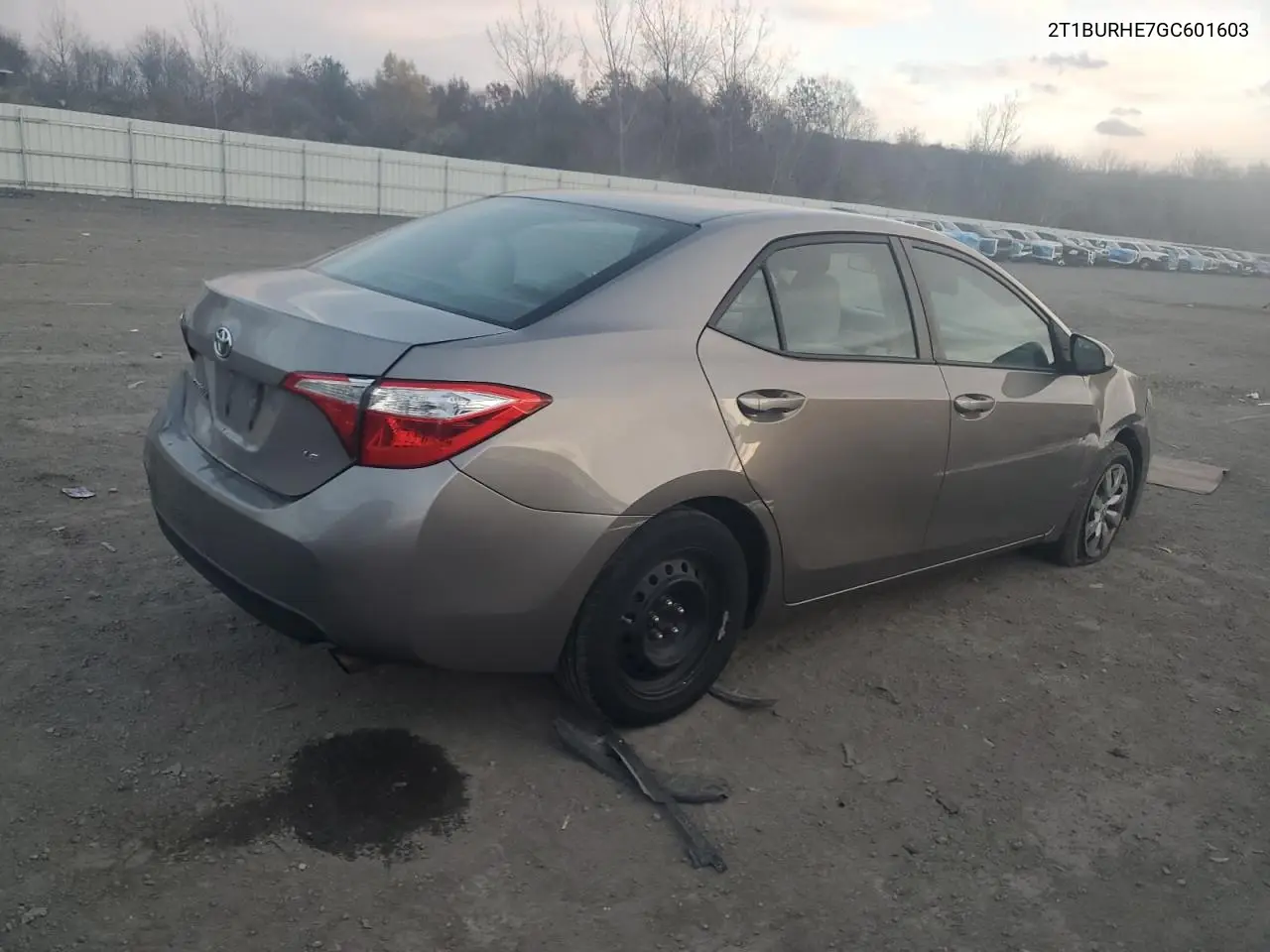 2T1BURHE7GC601603 2016 Toyota Corolla L