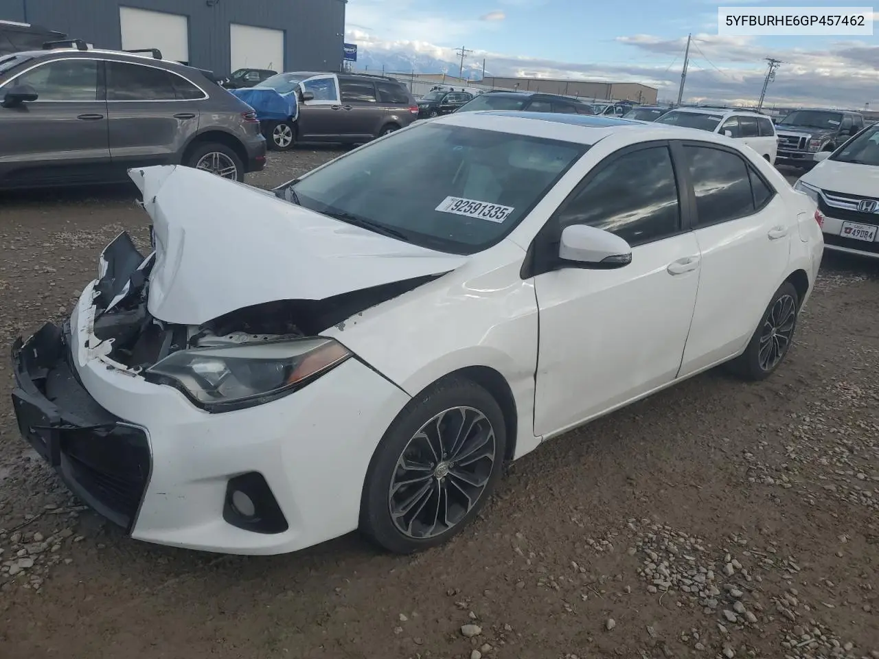 5YFBURHE6GP457462 2016 Toyota Corolla L