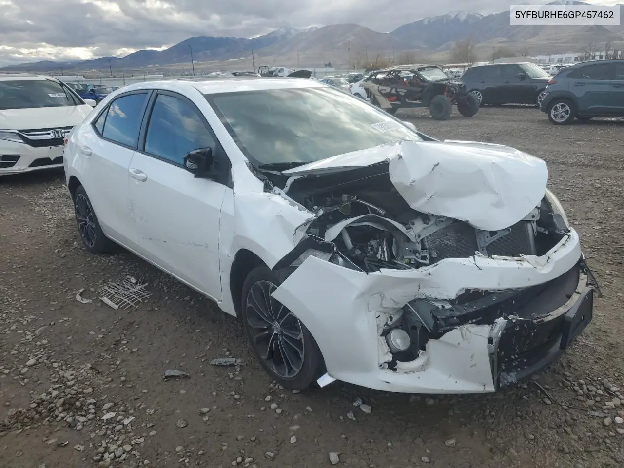 5YFBURHE6GP457462 2016 Toyota Corolla L
