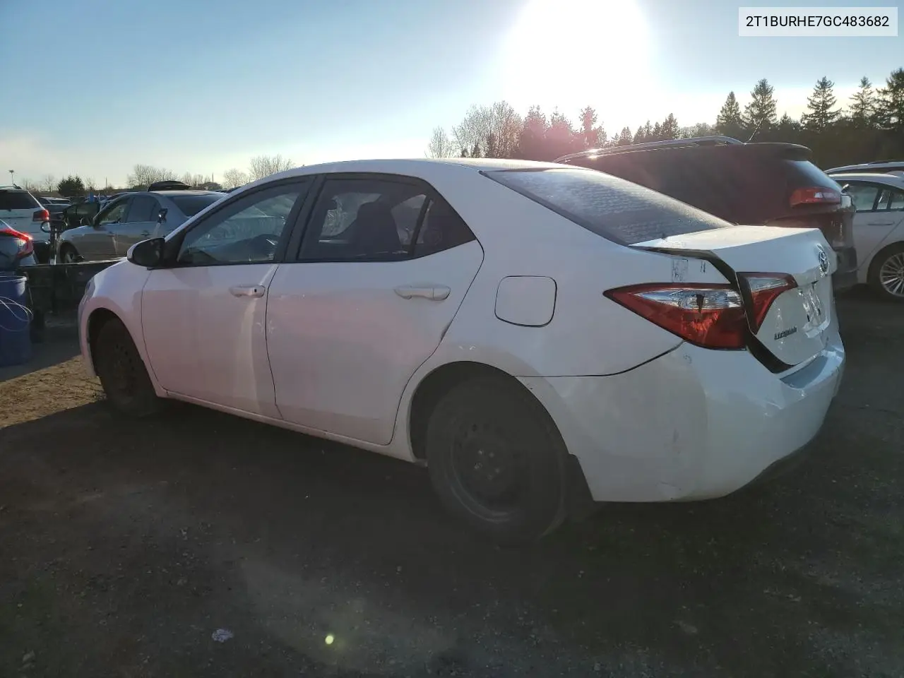 2T1BURHE7GC483682 2016 Toyota Corolla L