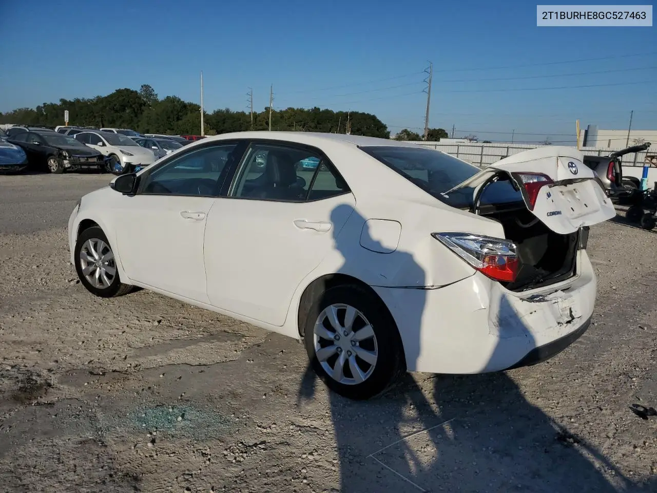 2T1BURHE8GC527463 2016 Toyota Corolla L