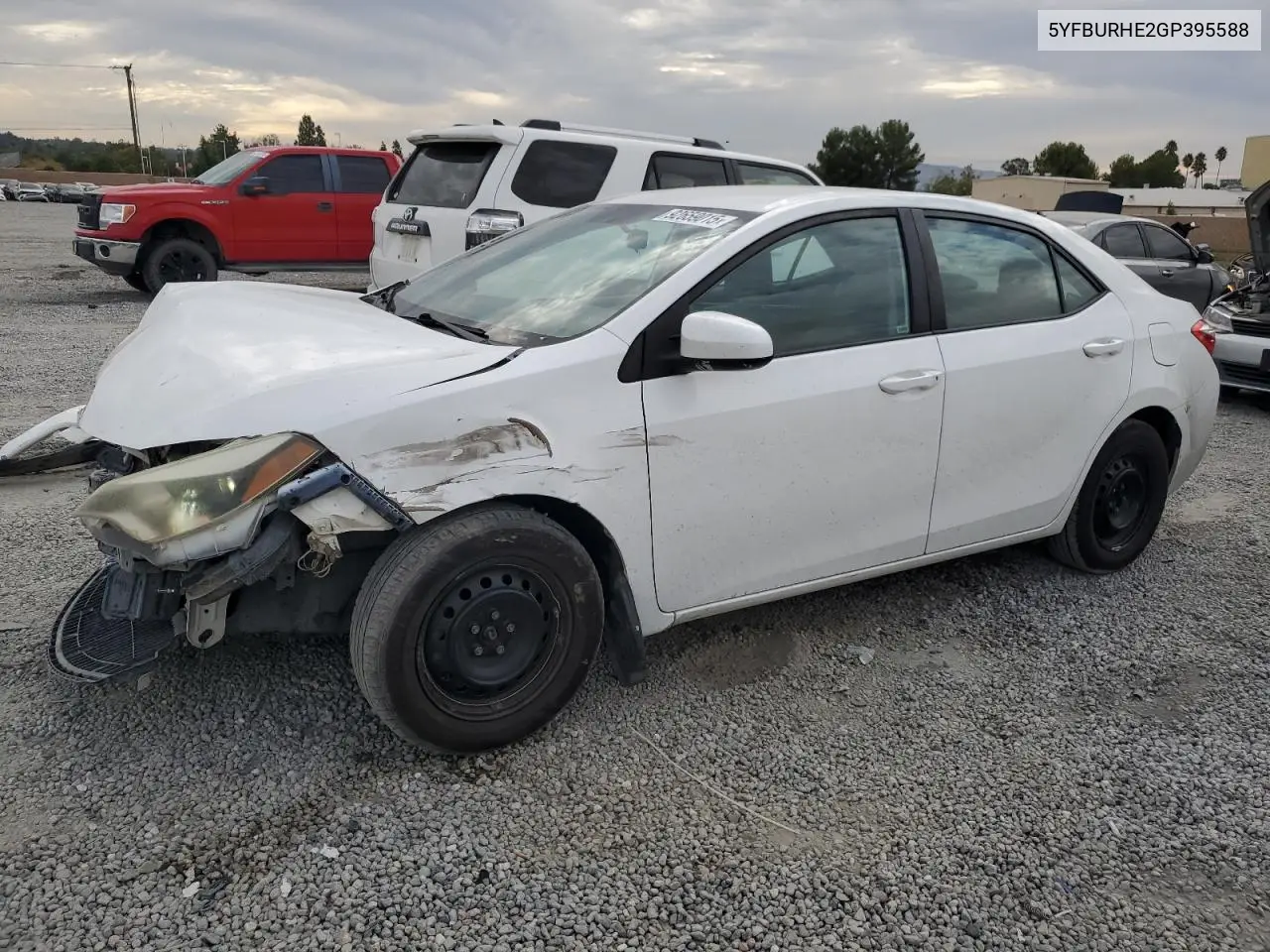 5YFBURHE2GP395588 2016 Toyota Corolla L