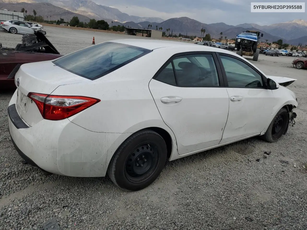 5YFBURHE2GP395588 2016 Toyota Corolla L