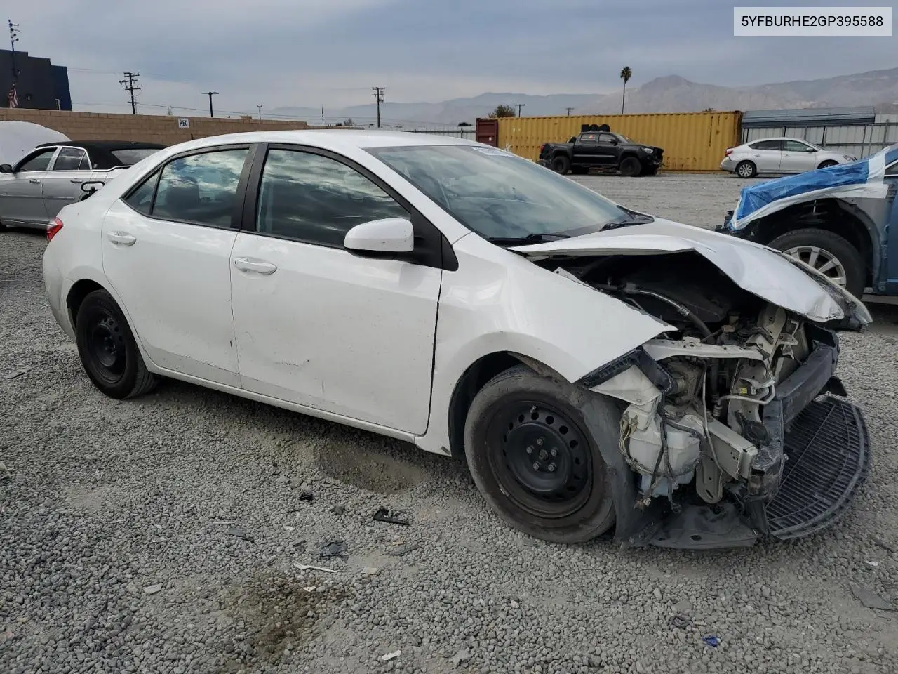 5YFBURHE2GP395588 2016 Toyota Corolla L