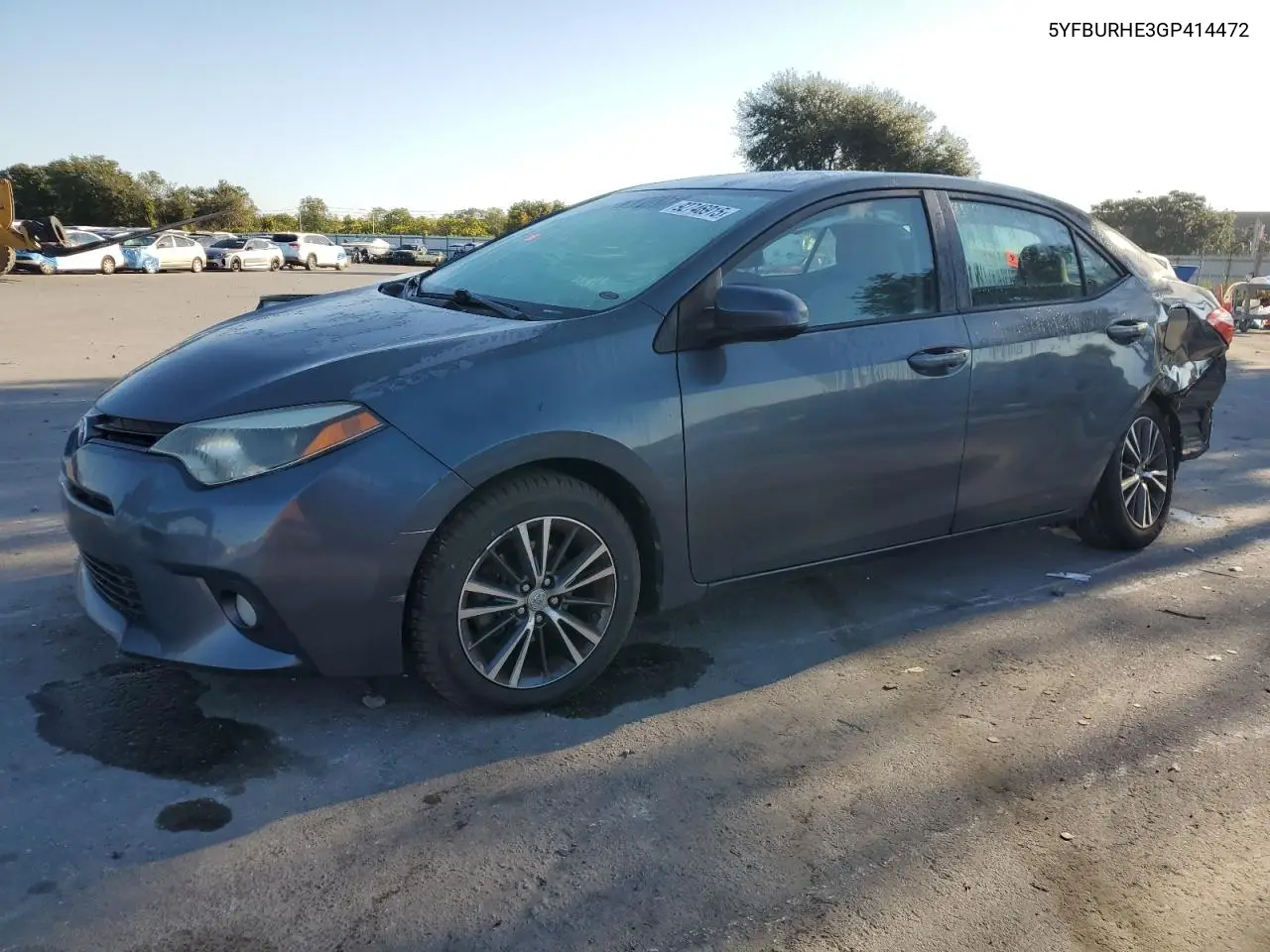 5YFBURHE3GP414472 2016 Toyota Corolla L