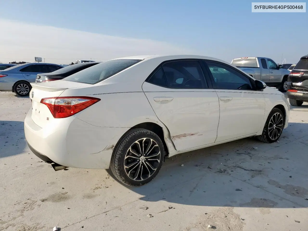 5YFBURHE4GP500468 2016 Toyota Corolla L