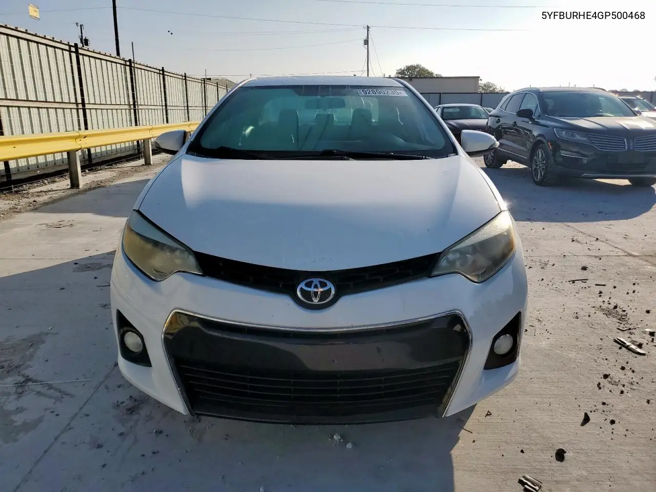 5YFBURHE4GP500468 2016 Toyota Corolla L
