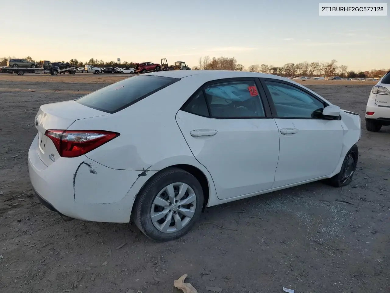 2T1BURHE2GC577128 2016 Toyota Corolla L