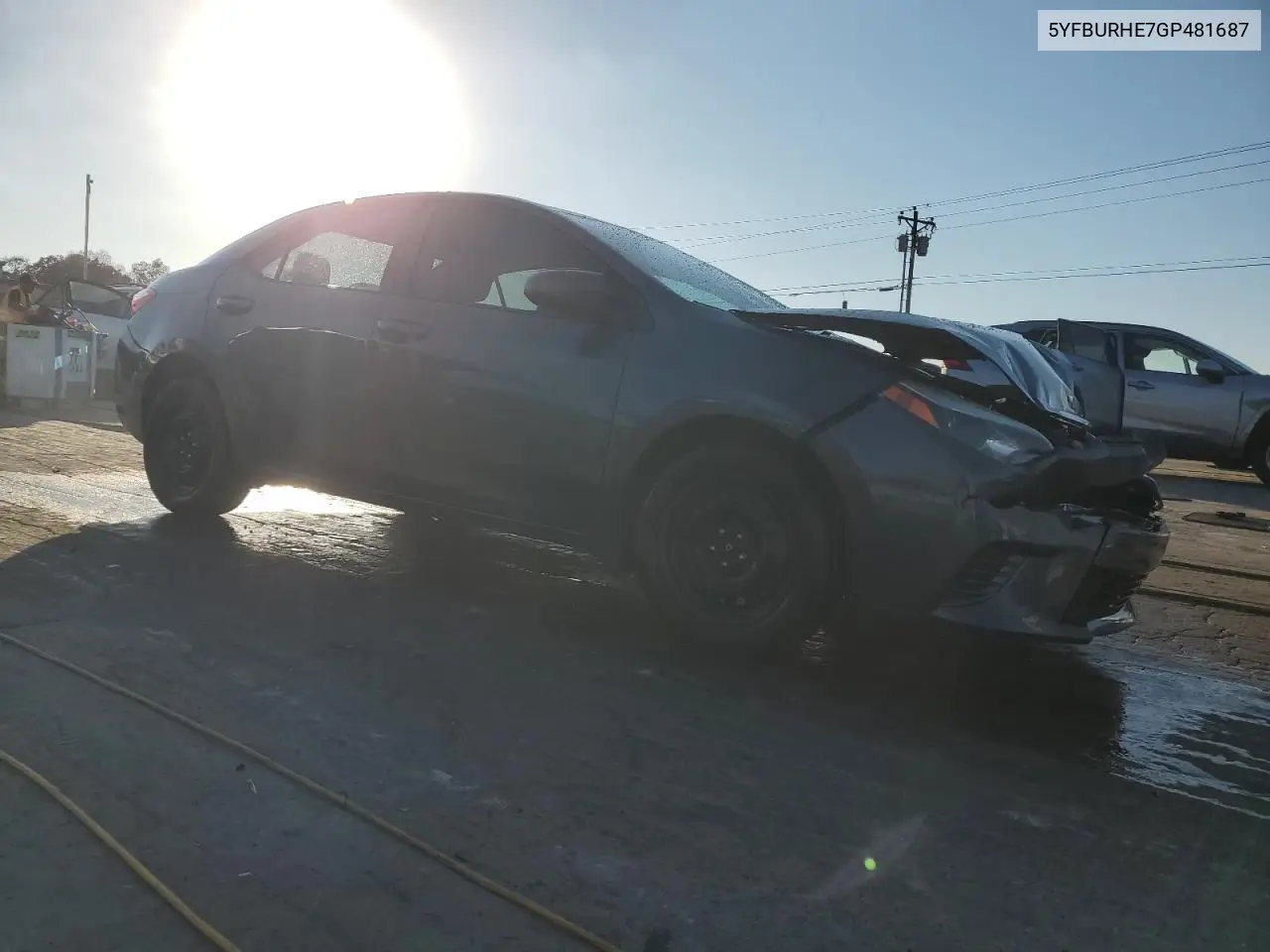 5YFBURHE7GP481687 2016 Toyota Corolla L