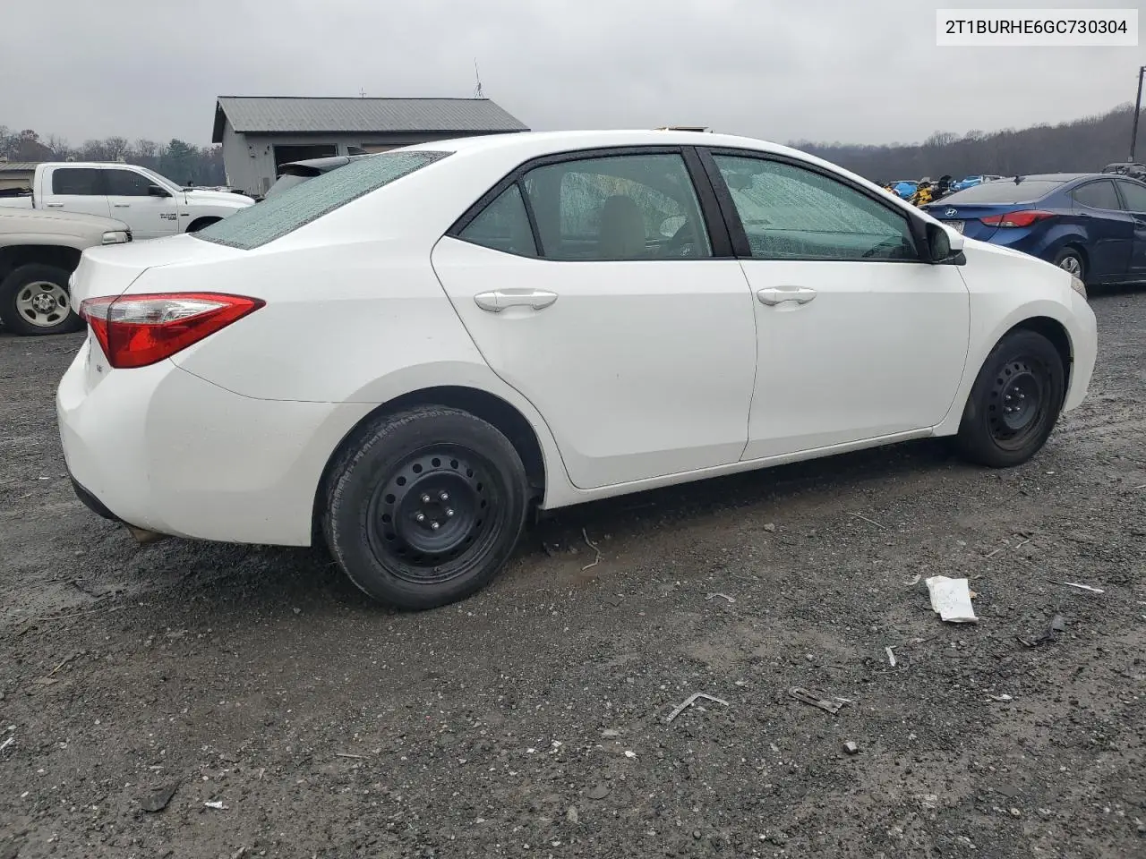 2T1BURHE6GC730304 2016 Toyota Corolla L