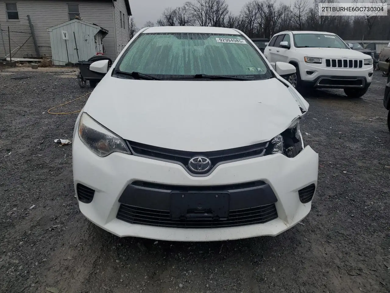 2T1BURHE6GC730304 2016 Toyota Corolla L