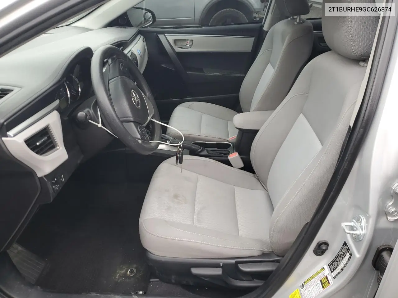 2T1BURHE9GC626874 2016 Toyota Corolla L