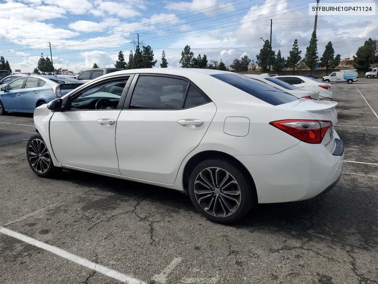 5YFBURHE1GP471124 2016 Toyota Corolla L