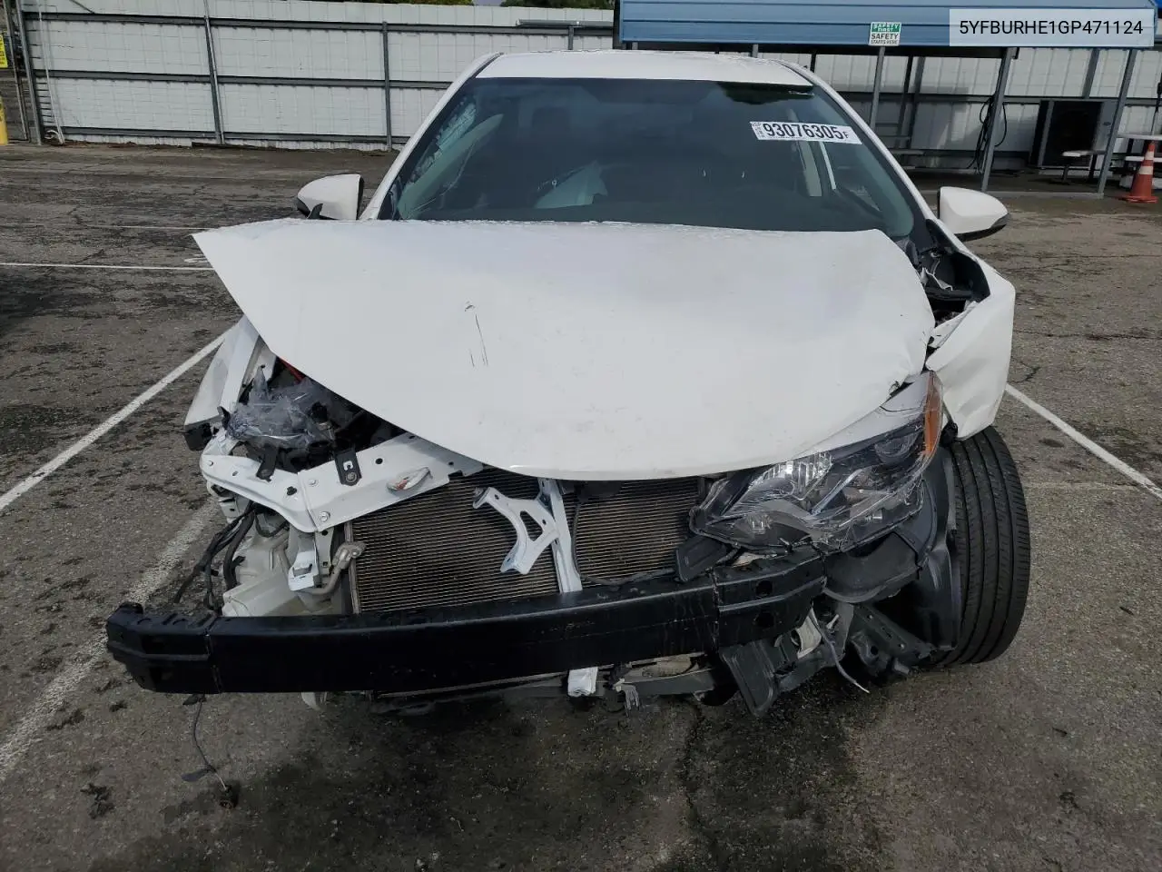 5YFBURHE1GP471124 2016 Toyota Corolla L