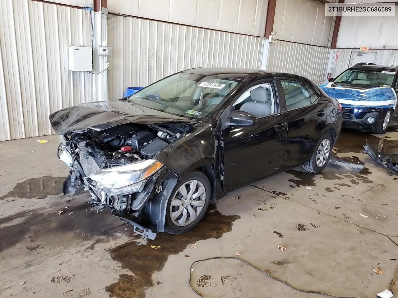 2T1BURHE2GC686589 2016 Toyota Corolla L