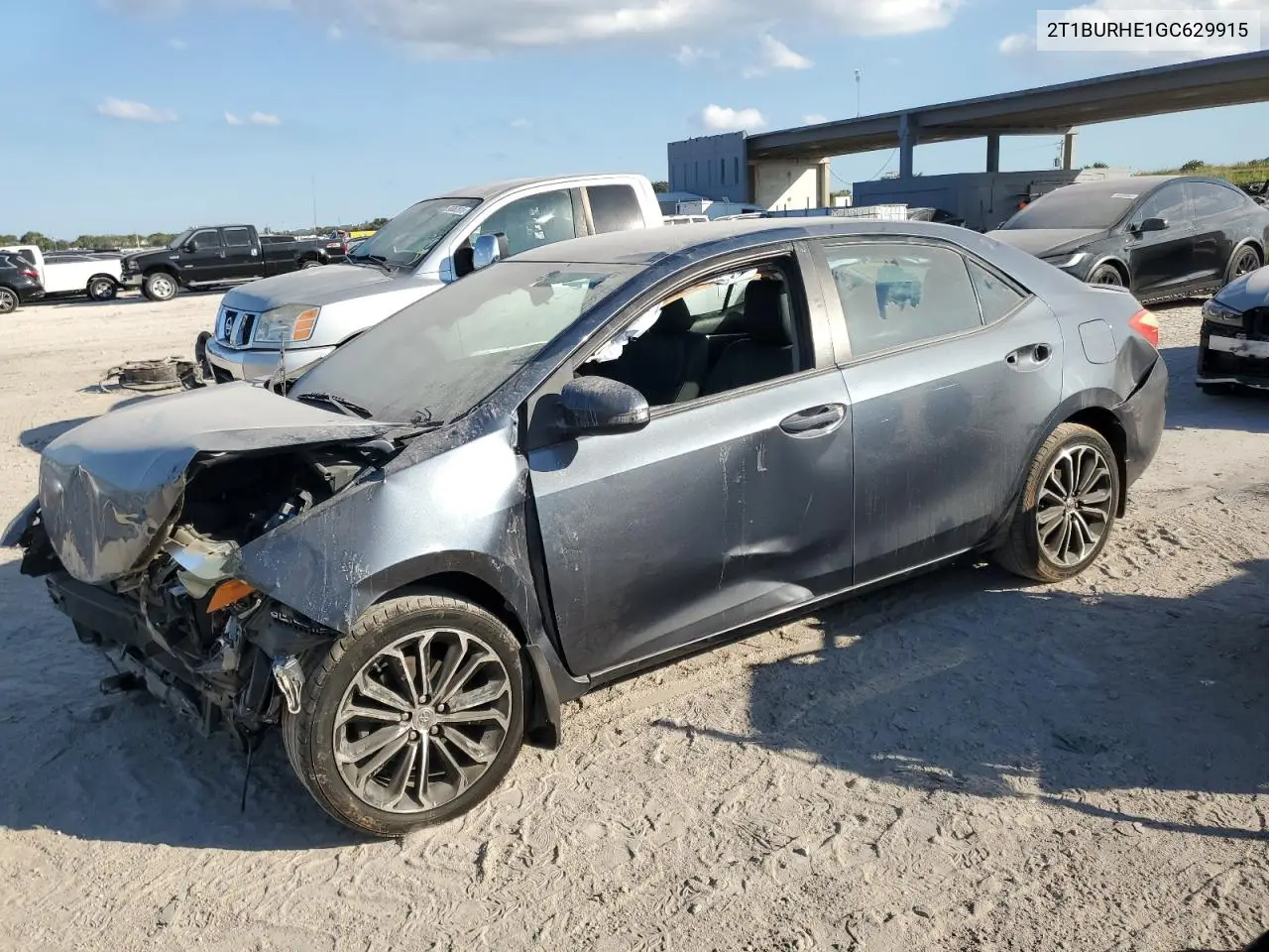 2T1BURHE1GC629915 2016 Toyota Corolla L