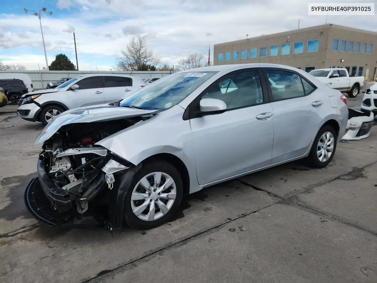5YFBURHE4GP391025 2016 Toyota Corolla L