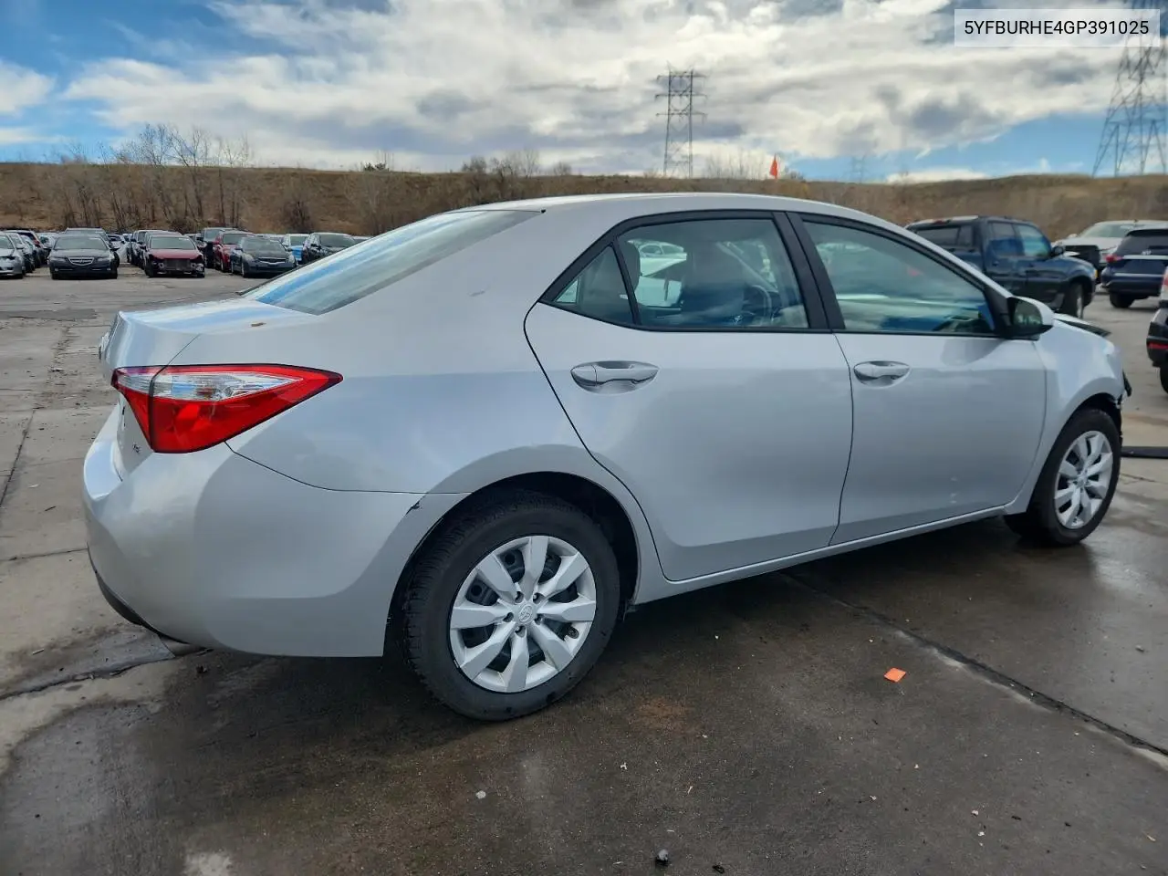 5YFBURHE4GP391025 2016 Toyota Corolla L