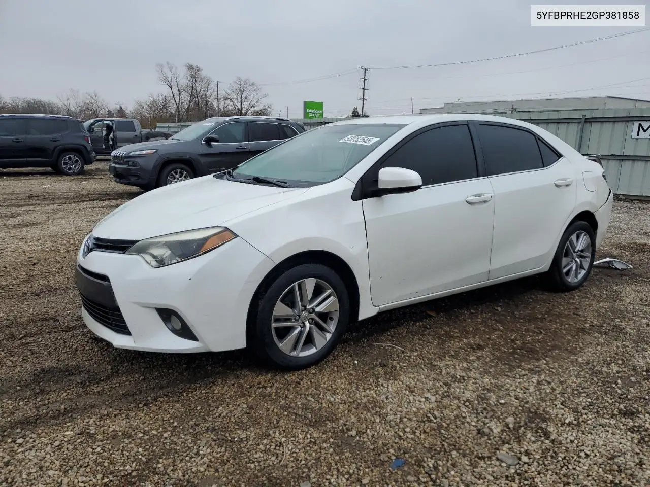5YFBPRHE2GP381858 2016 Toyota Corolla Eco