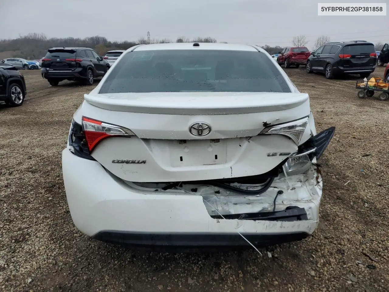 5YFBPRHE2GP381858 2016 Toyota Corolla Eco