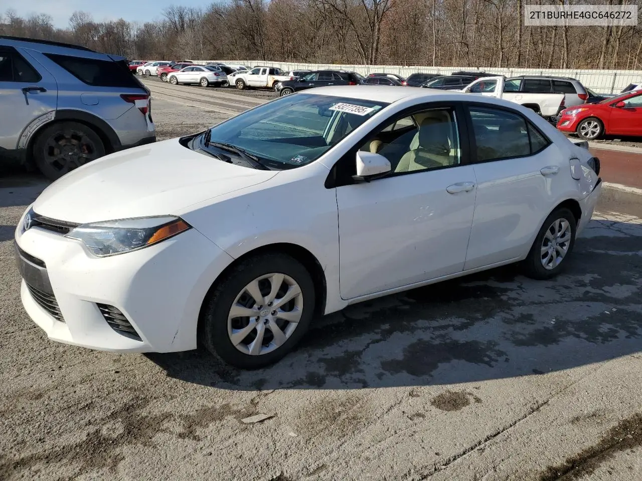 2T1BURHE4GC646272 2016 Toyota Corolla L