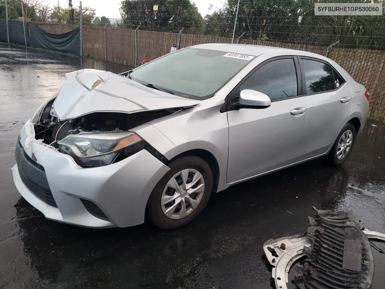 5YFBURHE1GP530060 2016 Toyota Corolla L