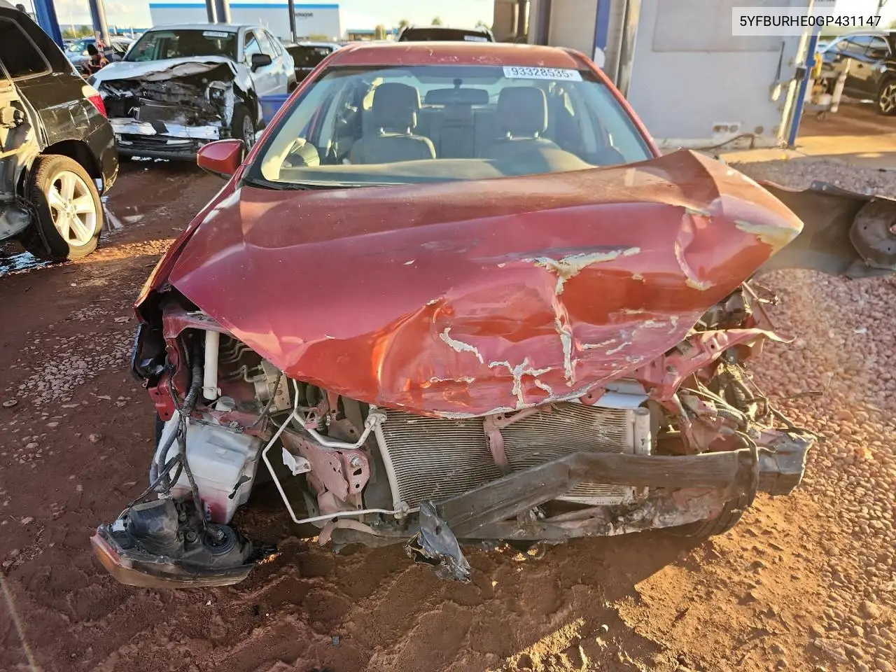 5YFBURHE0GP431147 2016 Toyota Corolla L