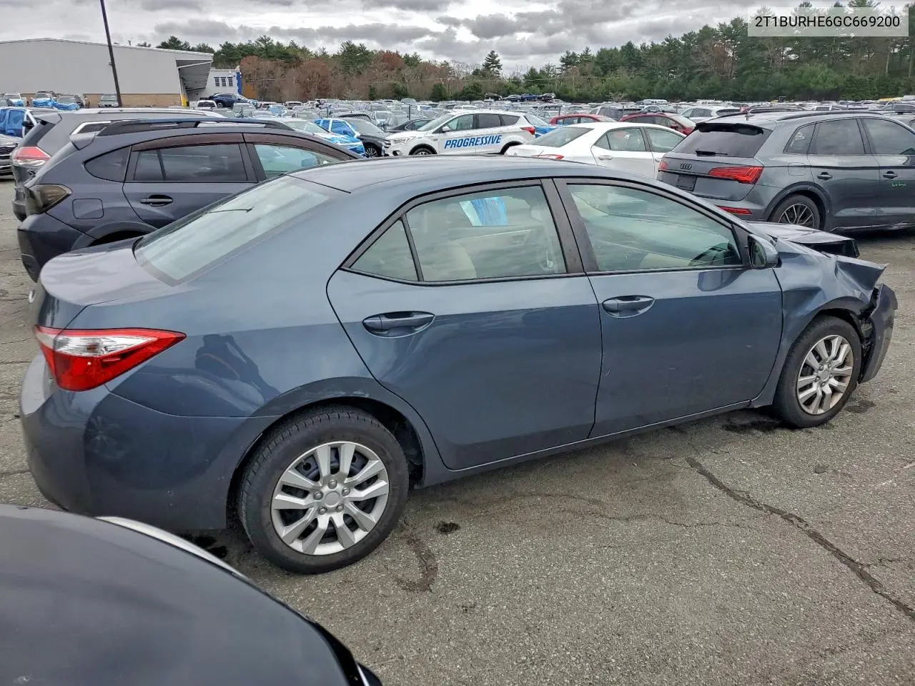 2T1BURHE6GC669200 2016 Toyota Corolla L