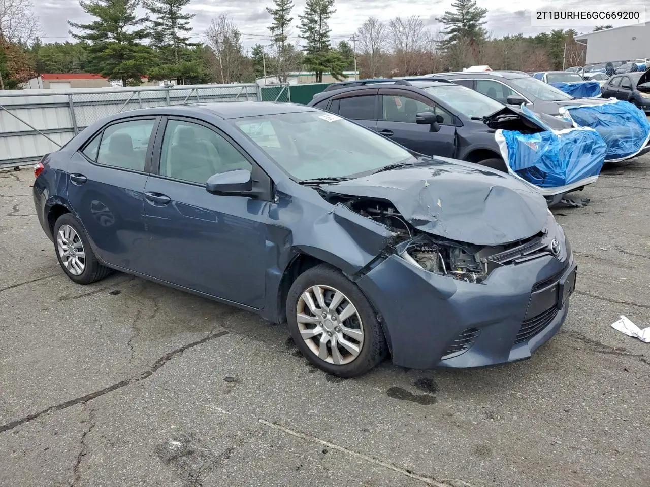2T1BURHE6GC669200 2016 Toyota Corolla L