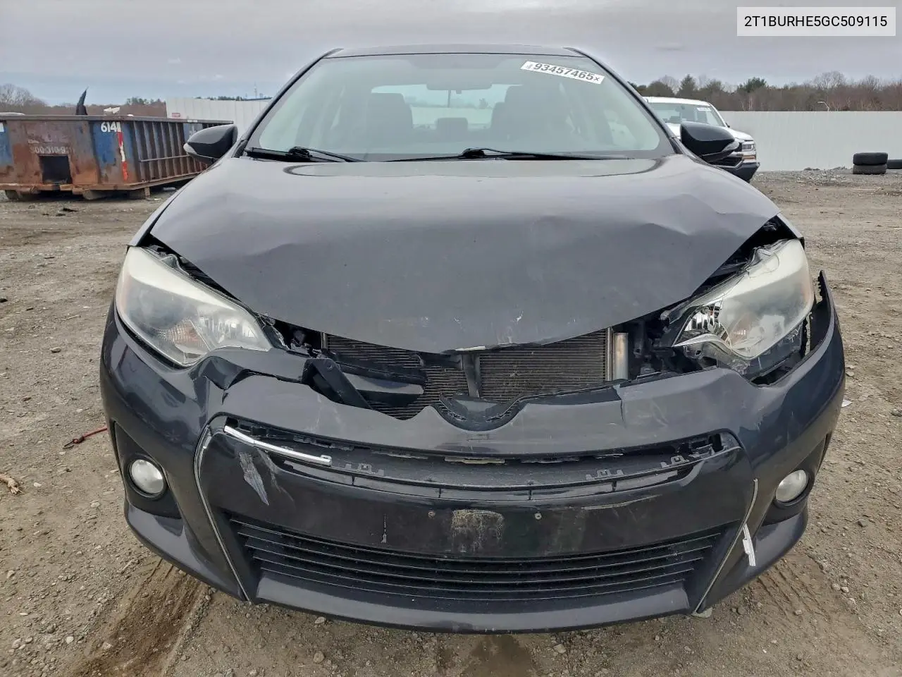 2T1BURHE5GC509115 2016 Toyota Corolla L