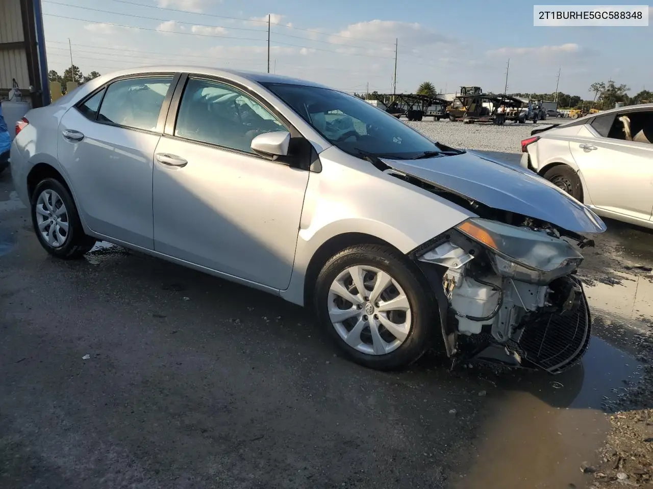 2T1BURHE5GC588348 2016 Toyota Corolla L