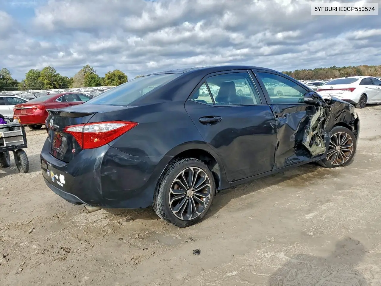 5YFBURHE0GP550574 2016 Toyota Corolla L