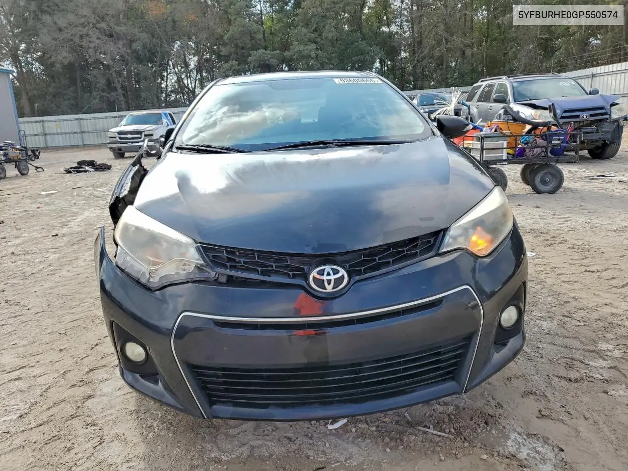 5YFBURHE0GP550574 2016 Toyota Corolla L