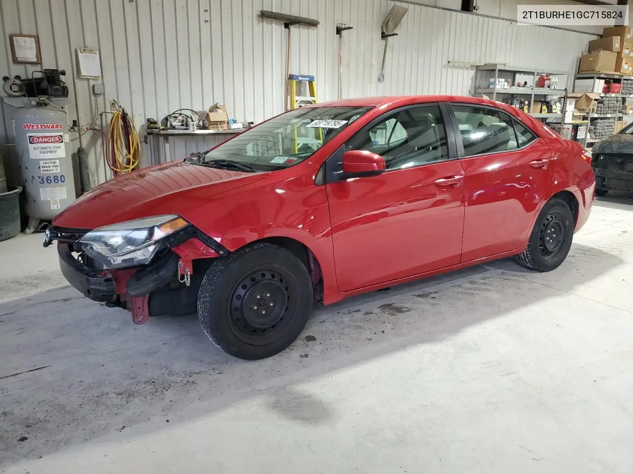 2T1BURHE1GC715824 2016 Toyota Corolla L