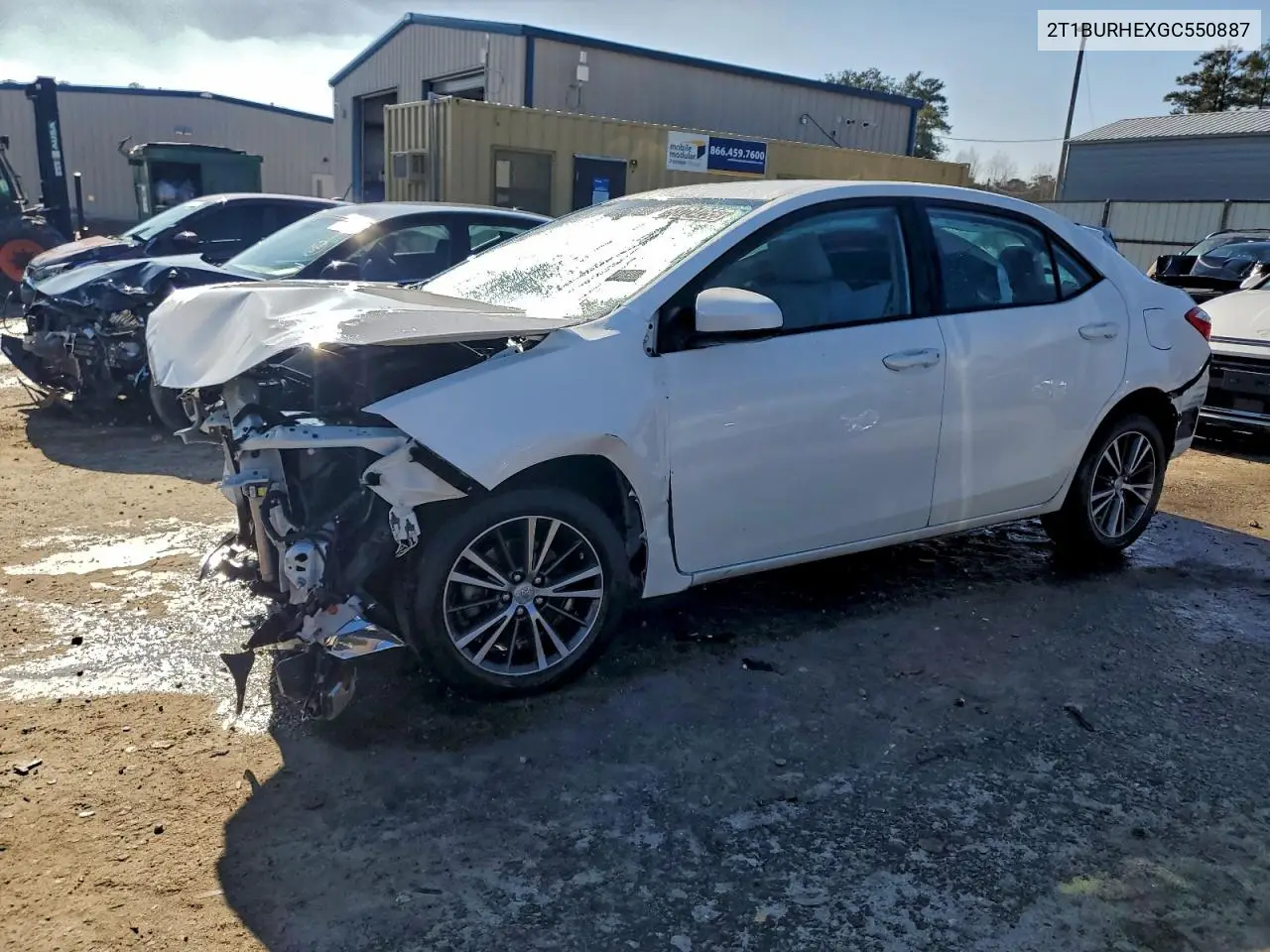 2T1BURHEXGC550887 2016 Toyota Corolla L