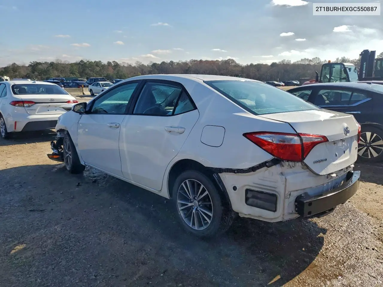 2T1BURHEXGC550887 2016 Toyota Corolla L