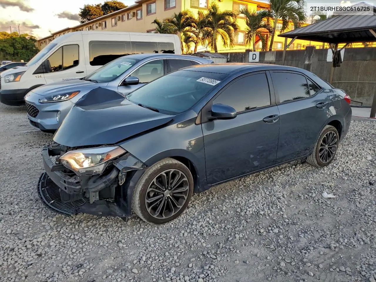 2T1BURHE8GC616725 2016 Toyota Corolla L