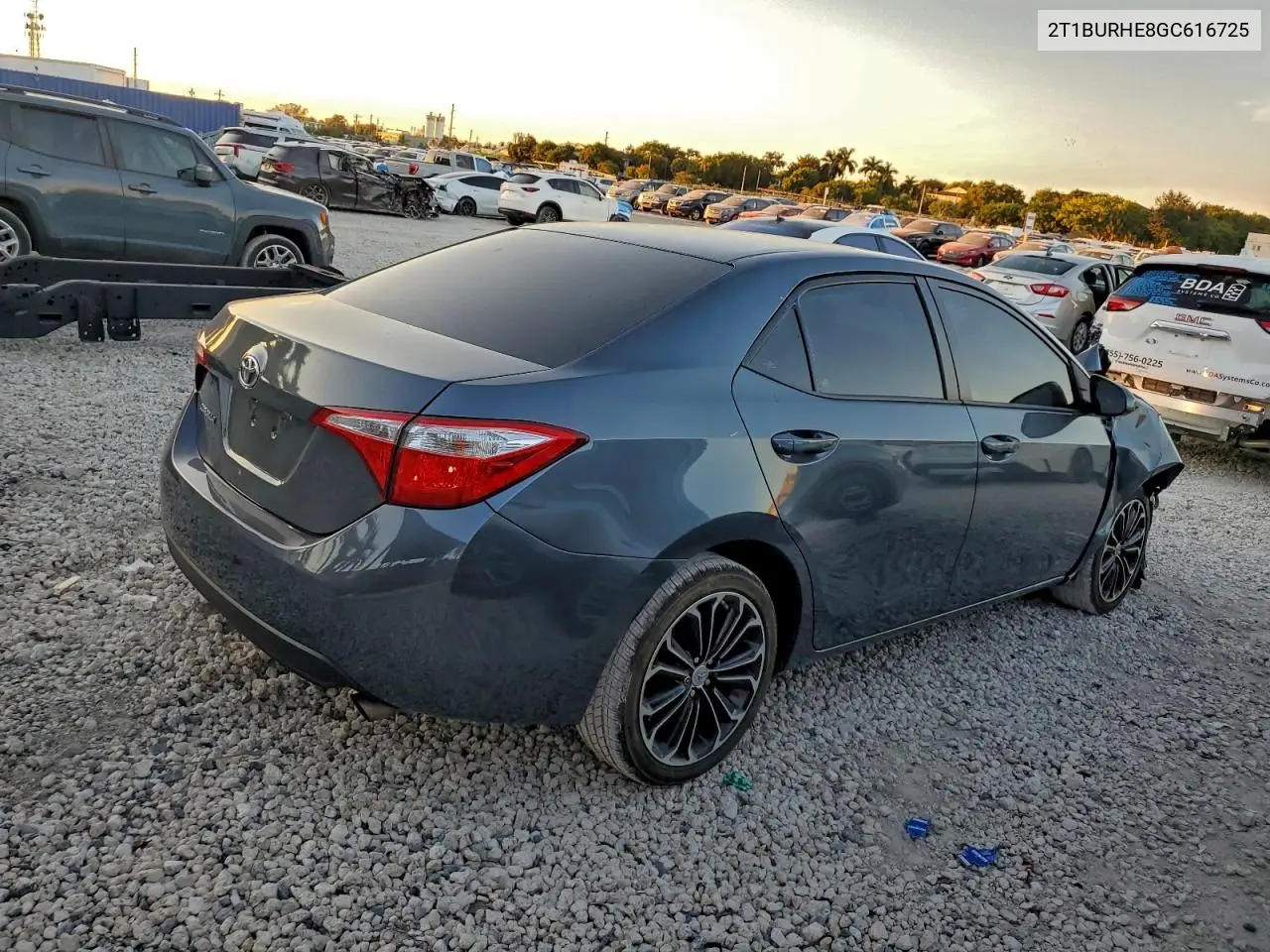 2T1BURHE8GC616725 2016 Toyota Corolla L