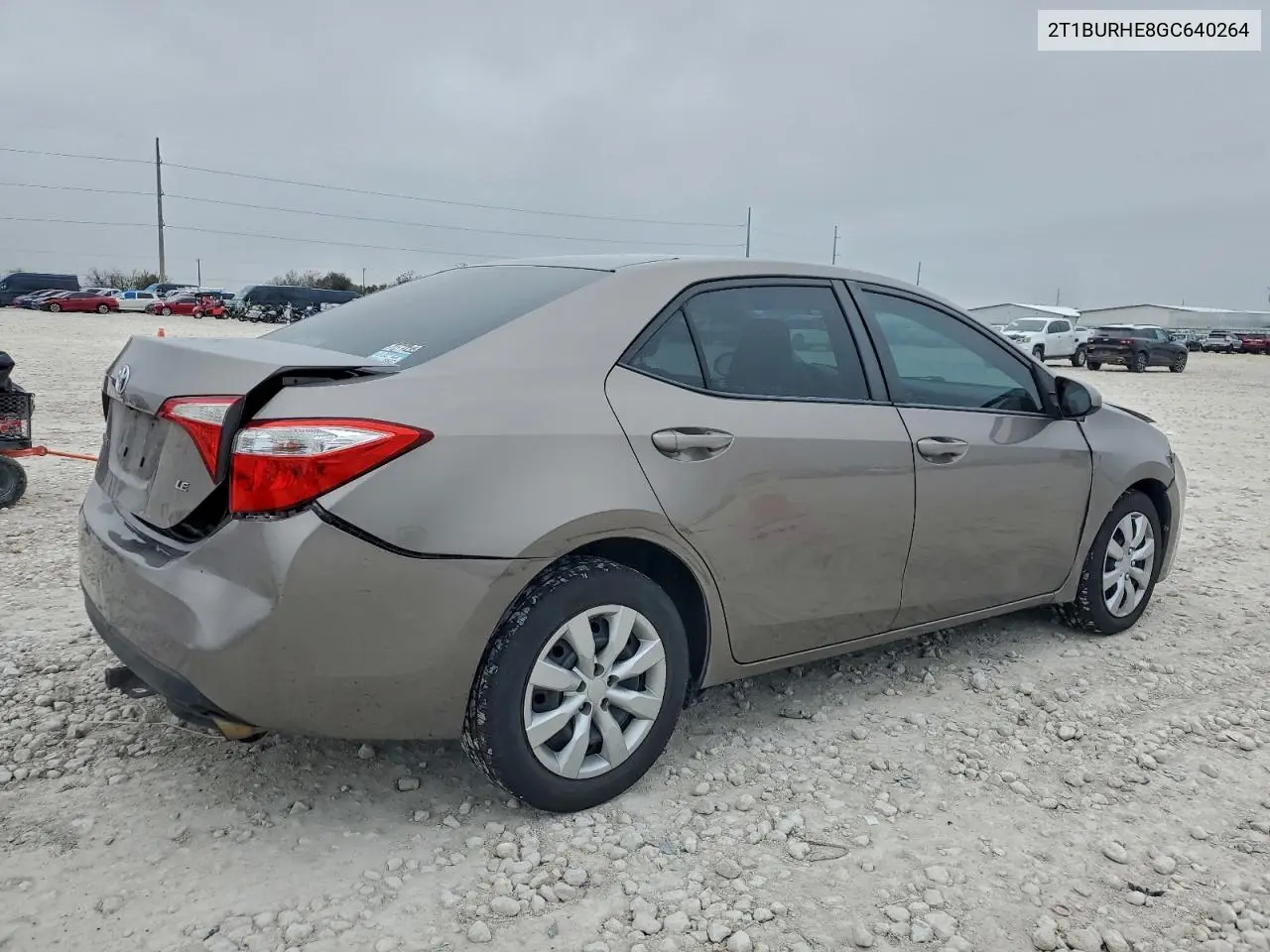 2T1BURHE8GC640264 2016 Toyota Corolla L